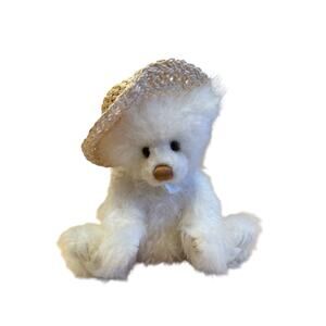 Charlie Bears Miss Marple Hatty Series 2020 LE 3000 White Plush Bear